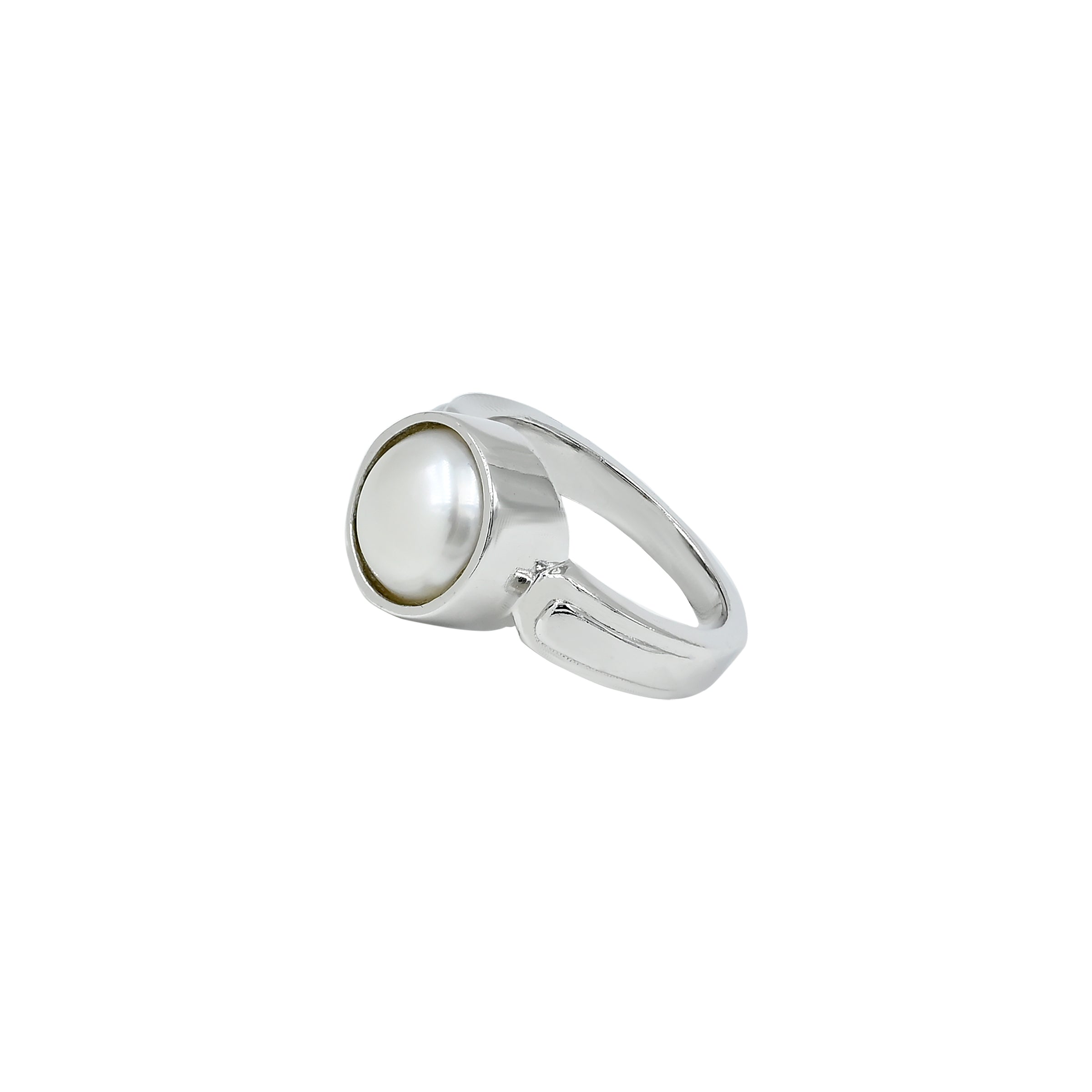 Natural Pearl (Moti) 3.90ct (4.29 Ratti) Ring