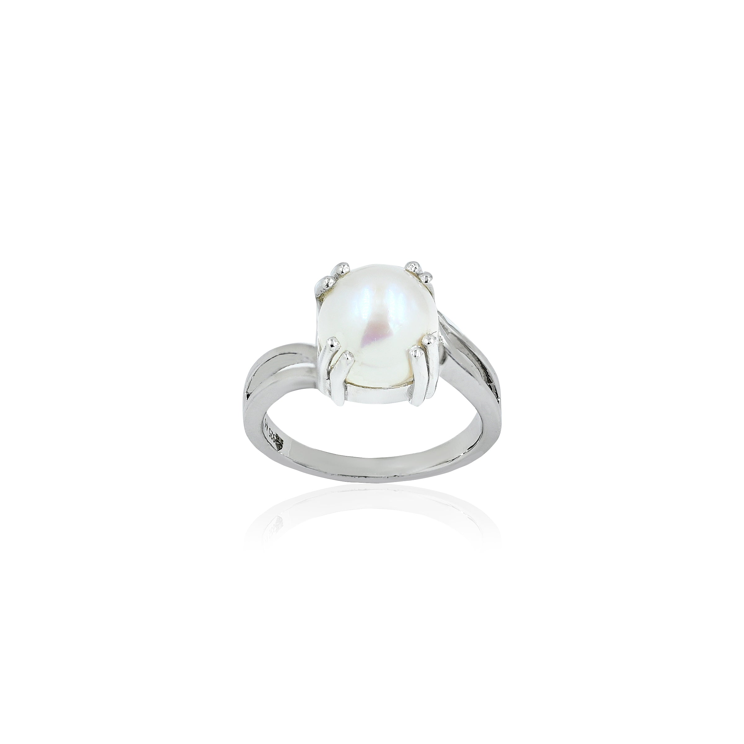 Natural Pearl (Moti) 4.55ct (5.01 Ratti) Ring