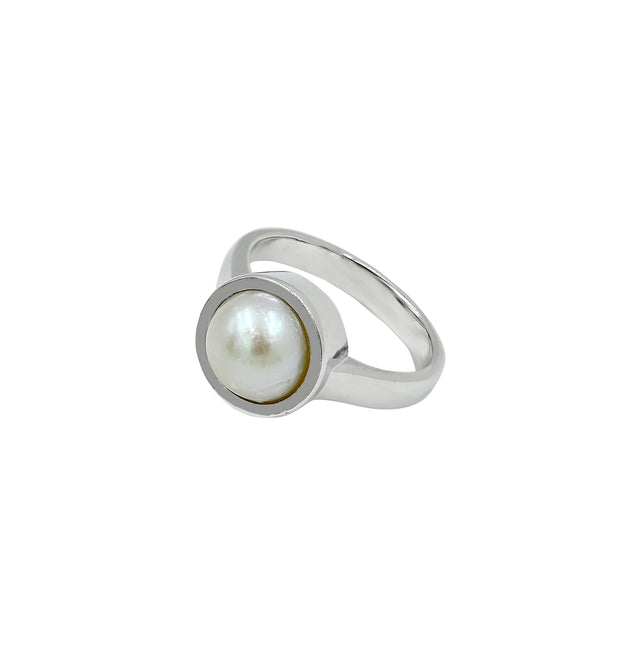 Natural Pearl (Moti) 5.05ct (5.56 Ratti) Ring