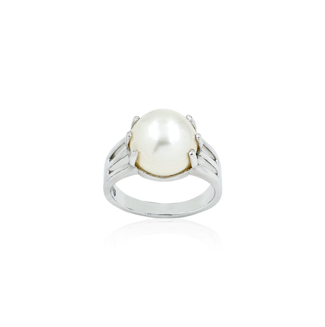 Natural Pearl (Moti) 9.20ct (10.12 Ratti) Ring
