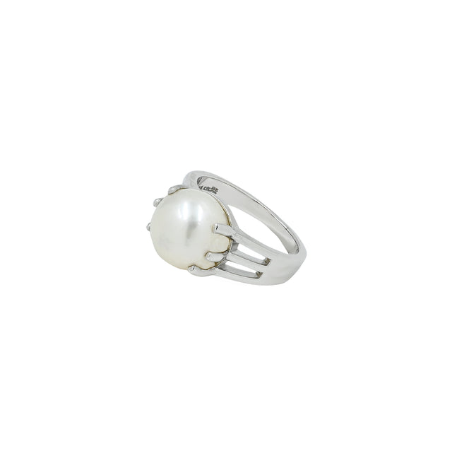 Natural Pearl (Moti) 9.20ct (10.12 Ratti) Ring