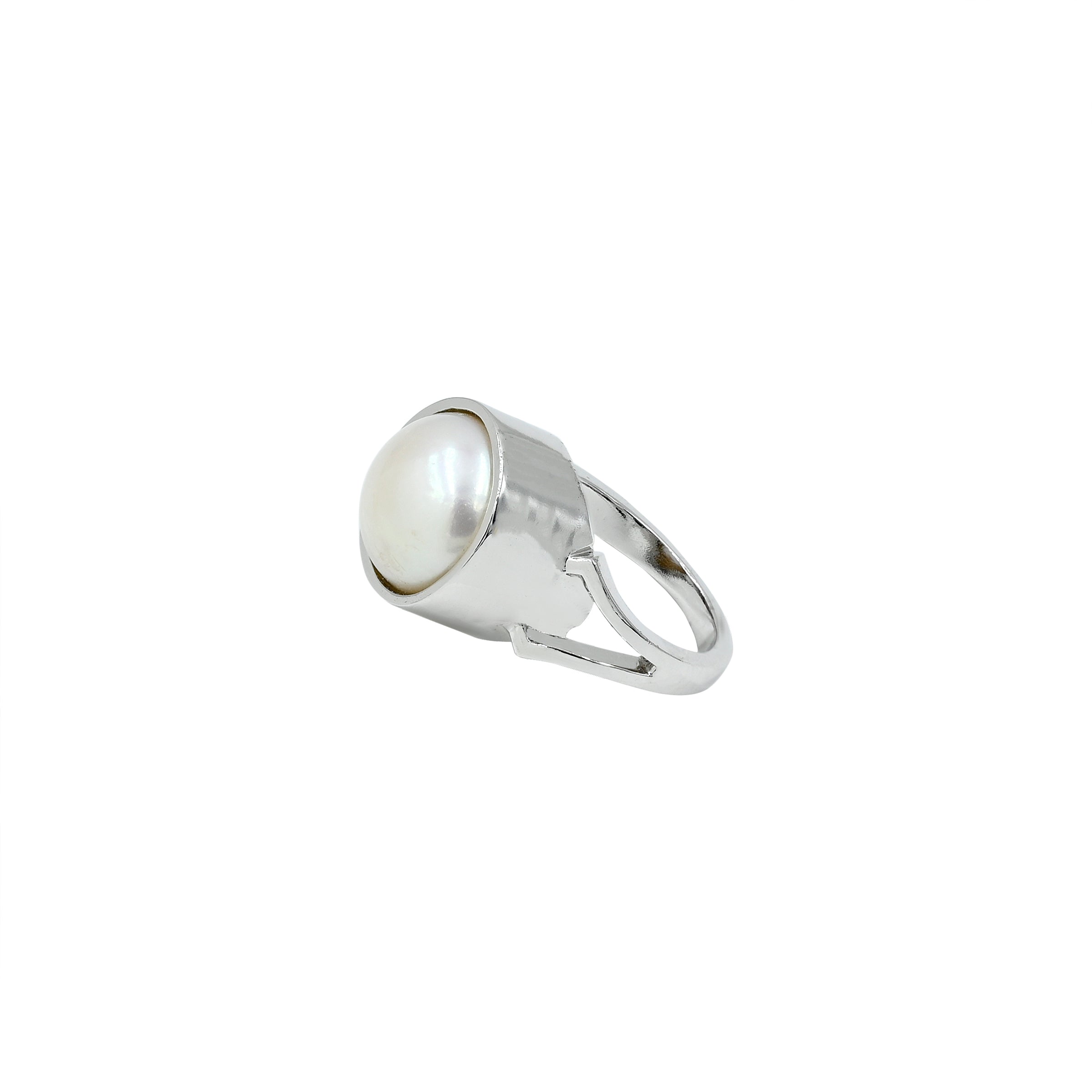 Natural Pearl (Moti) 9.50ct (10.45 Ratti) Ring