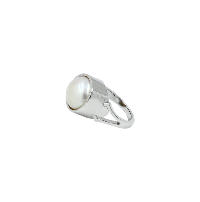 Natural Pearl (Moti) 9.50ct (10.45 Ratti) Ring