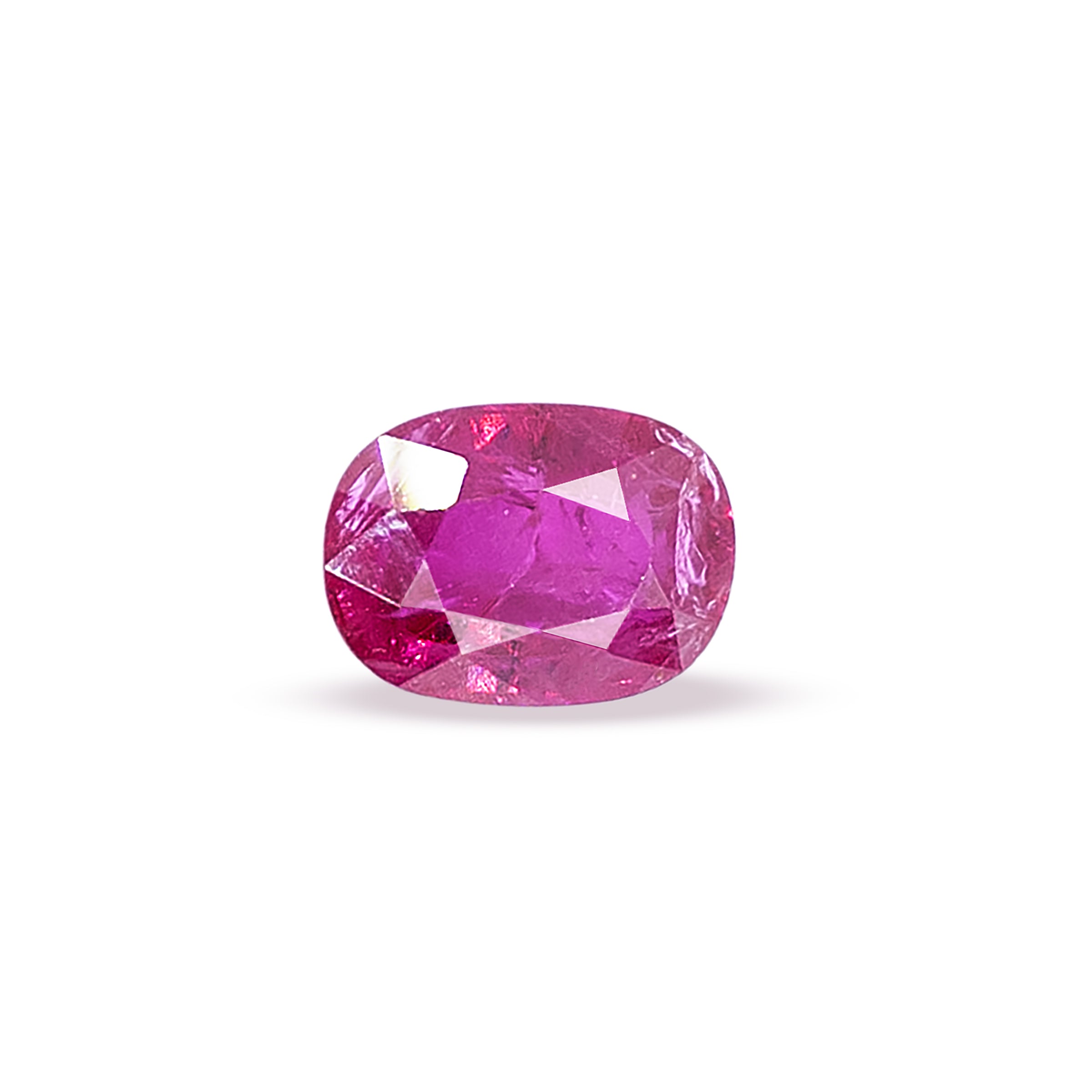 Natural Ruby Gemstone (3.03 Carat and 3.33 Ratti)