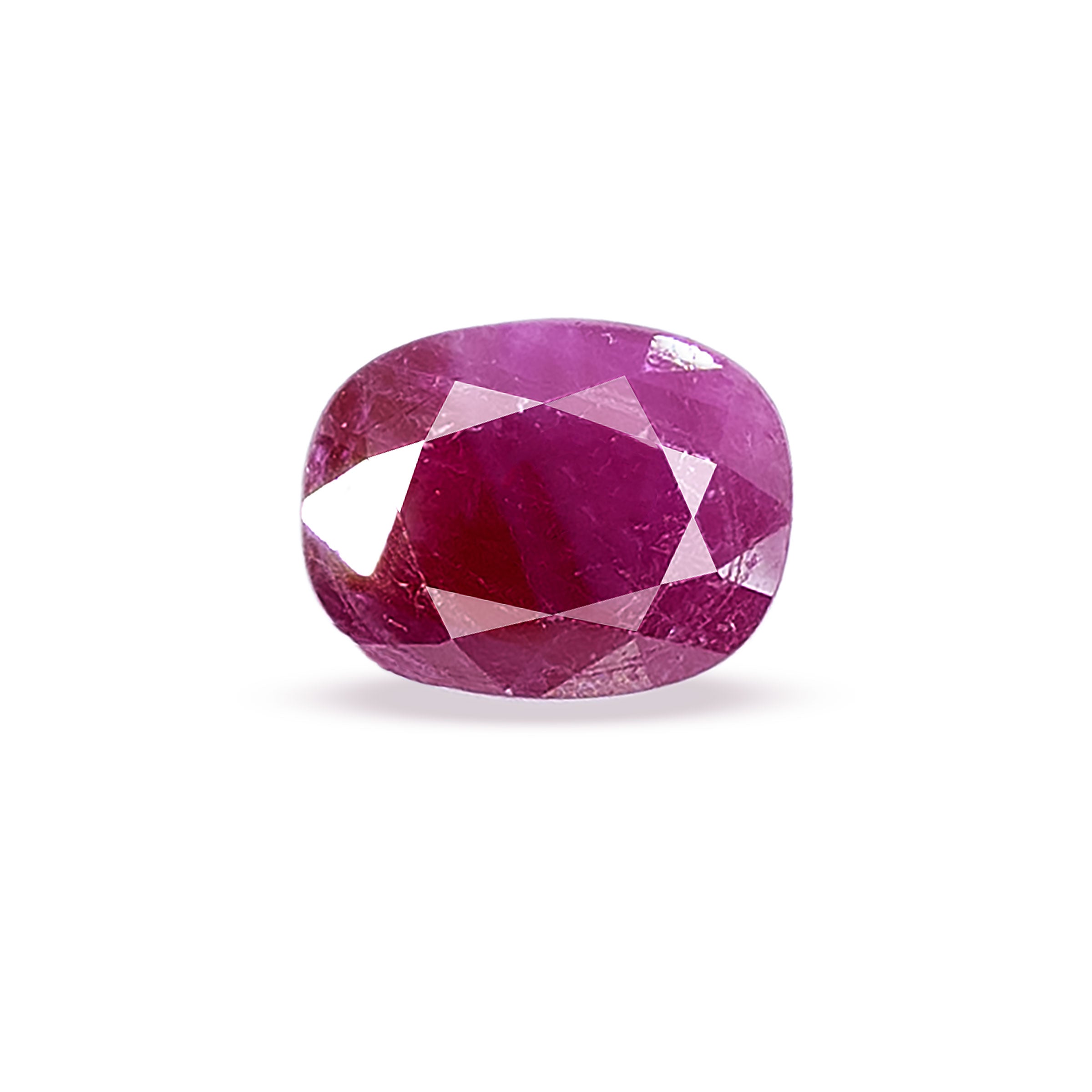Natural Ruby Gemstone (3.54 Carat and 3.89 Ratti)