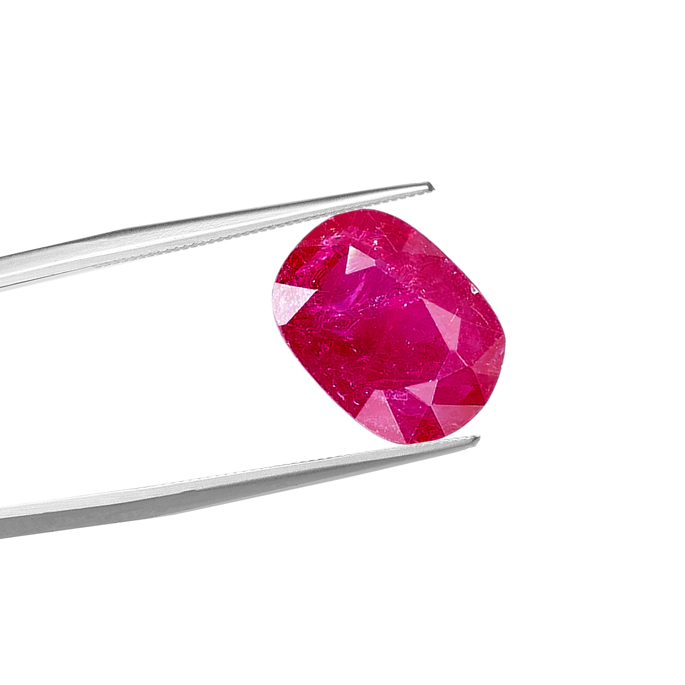 Natural Ruby Gemstone (3.68 Carat and 4.05 Ratti)