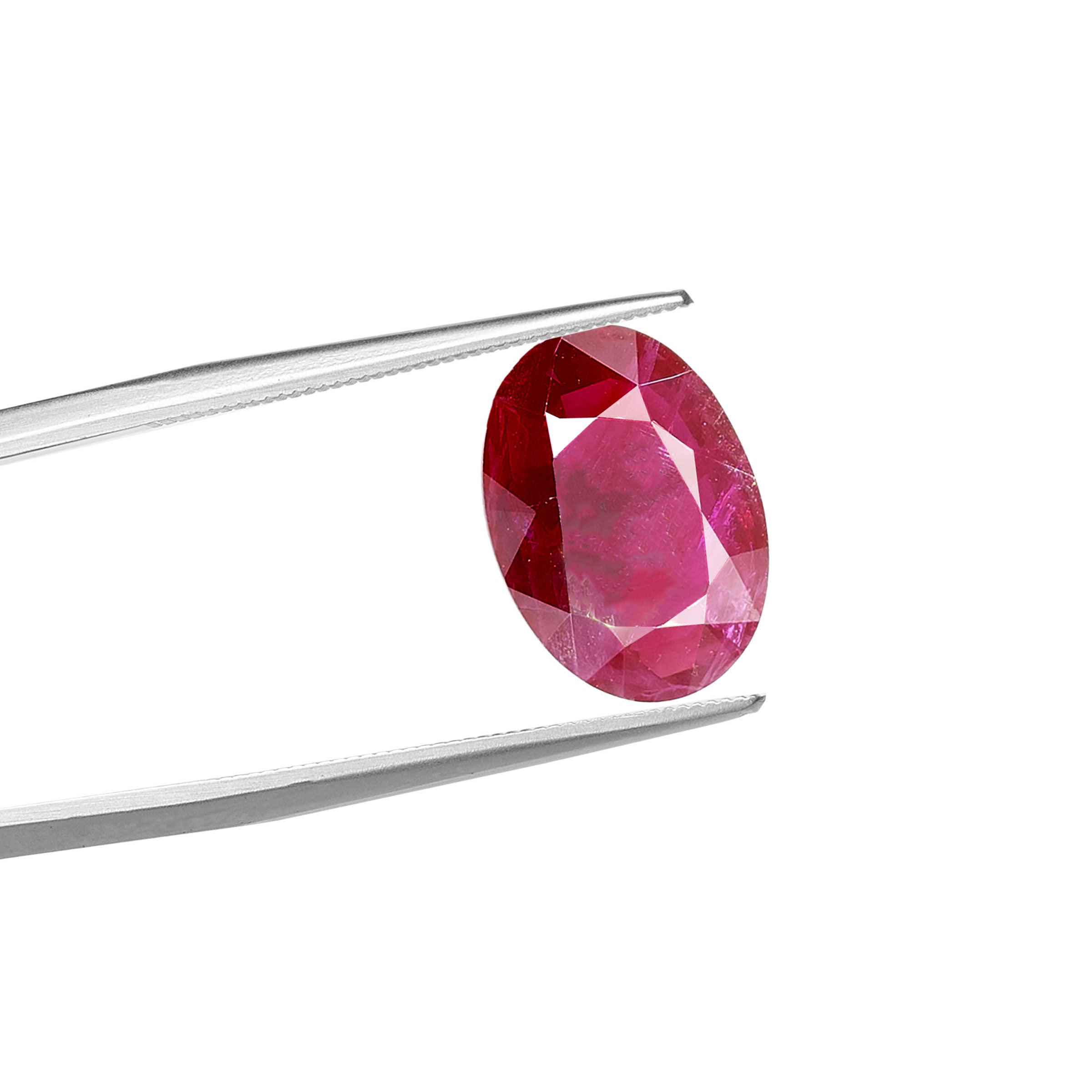 Natural Ruby Gemstone (4.31 Carat and 4.74 Ratti)