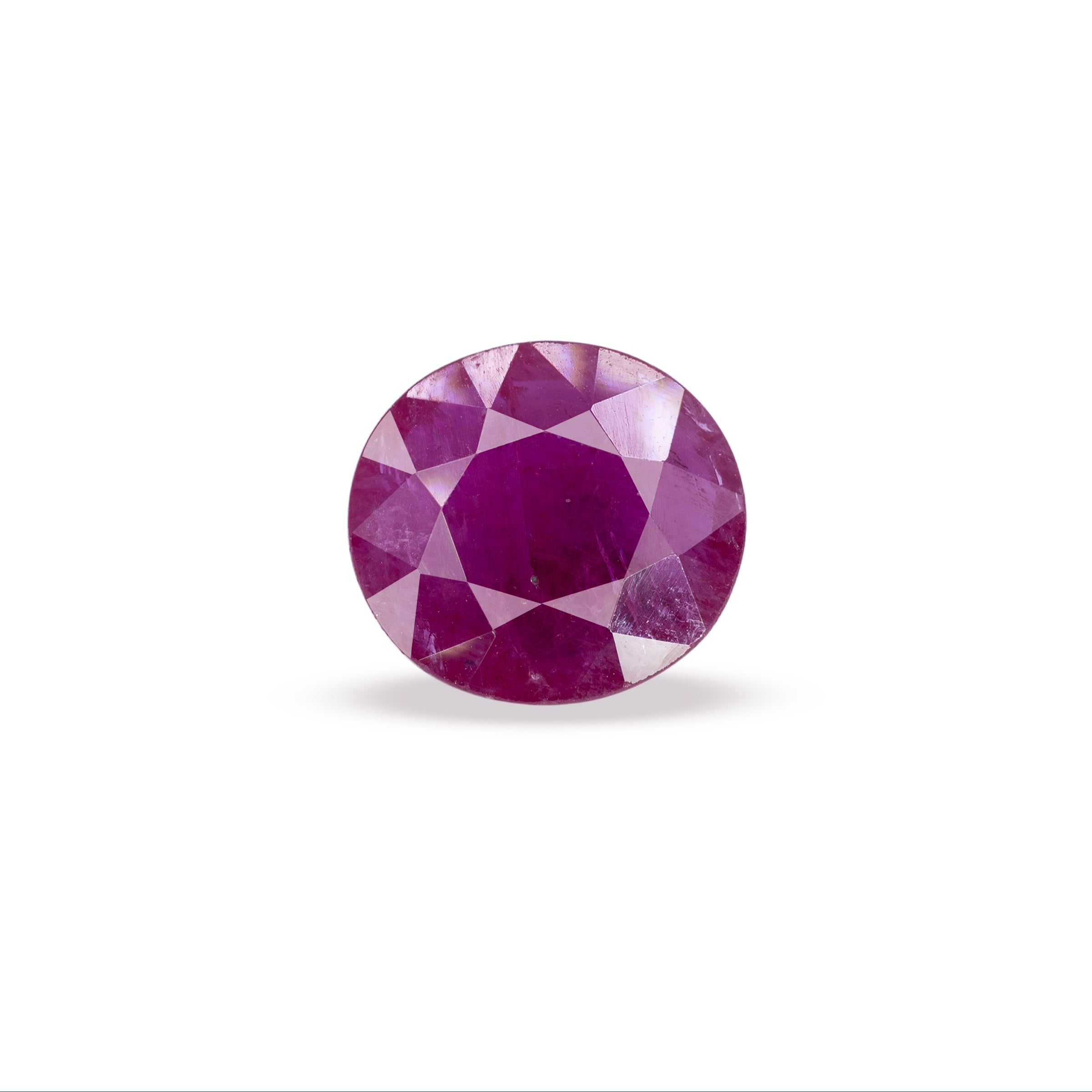 Natural Ruby Gemstone (5.55 Carat and 6.11 Ratti)