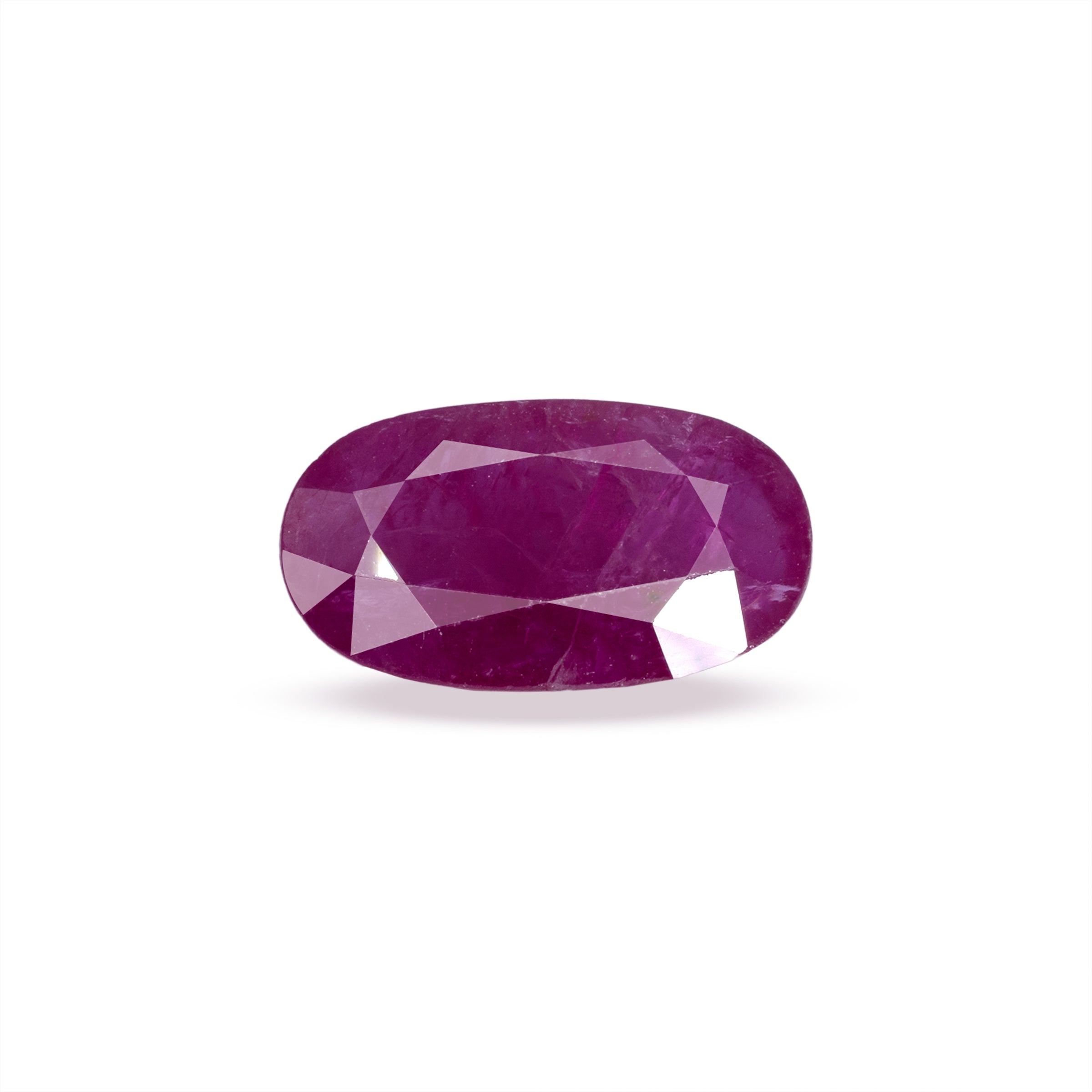 Natural Ruby Gemstone (6.45 Carat and 7.10 Ratti)