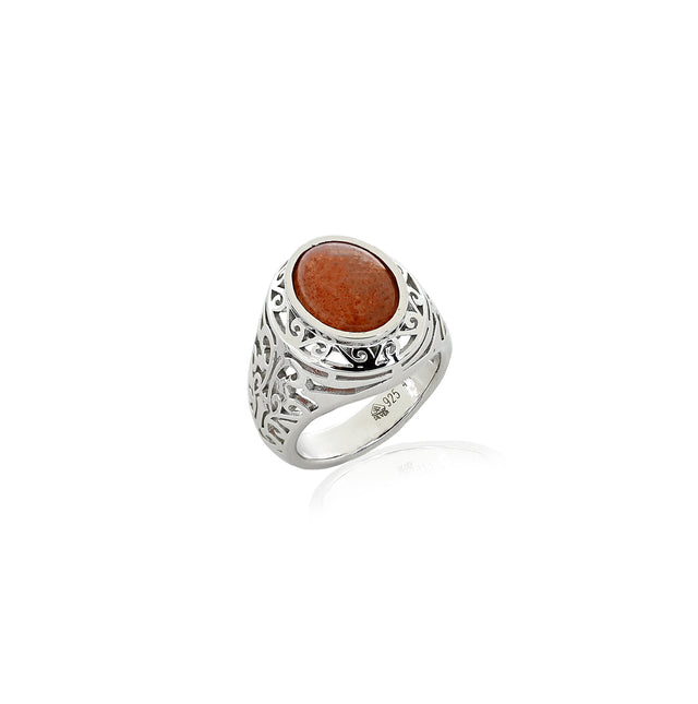 Sunstone Ring (4.40 Carat / 4.84 Ratti)