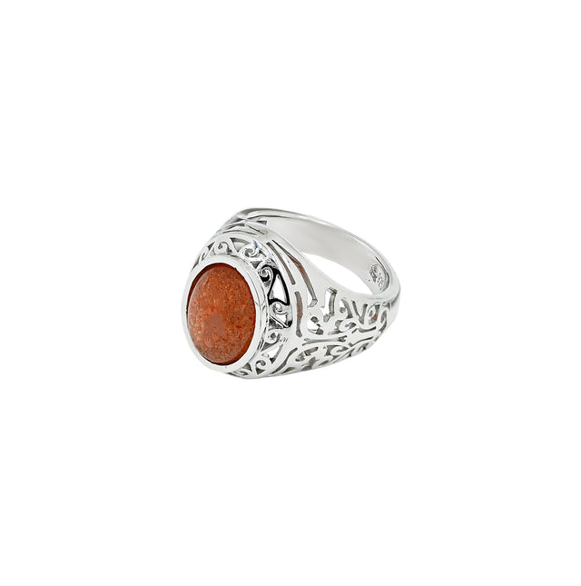 Sunstone Ring (4.40 Carat / 4.84 Ratti)