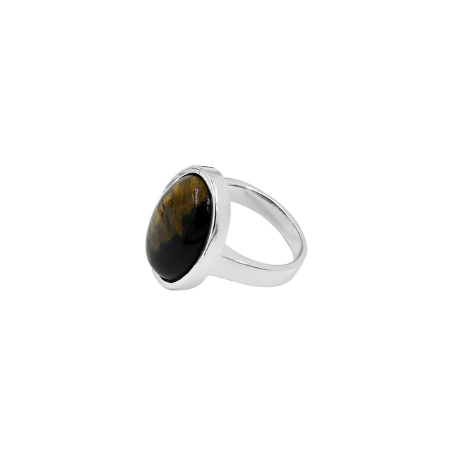 Tiger Eye Ring (11.90 Carat / 13.09 Ratti)