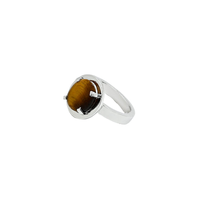 Tiger Eye Ring (4.25 Carat / 4.68 Ratti)
