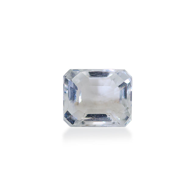 Natural White Crystal Gemstone (4.87 Carats and 5.36 Ratti)