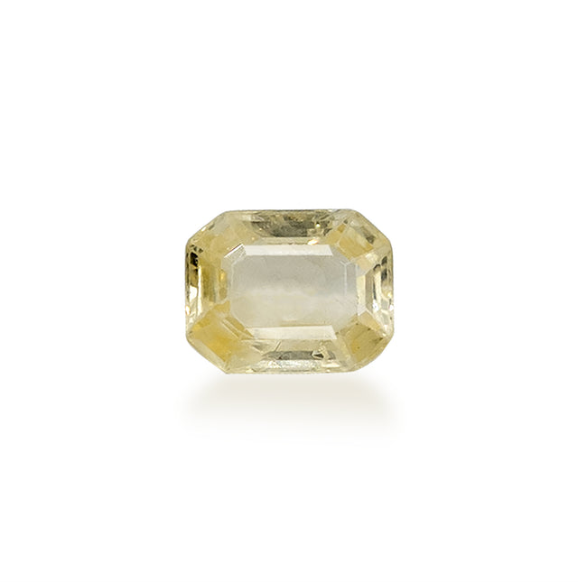 Natural Yellow Sapphire Gemstone (1.85 Carat and 2.04 Ratti)