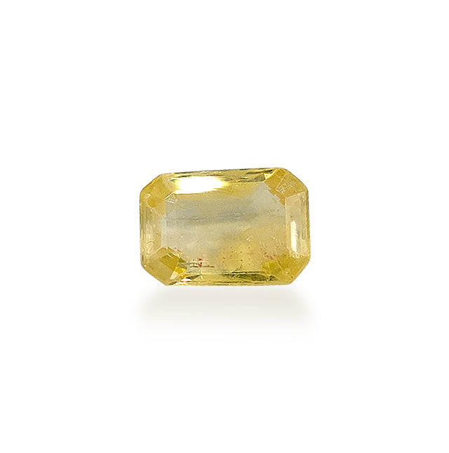 Natural Yellow Sapphire Gemstone (1.85 Carat and 2.04 Ratti)