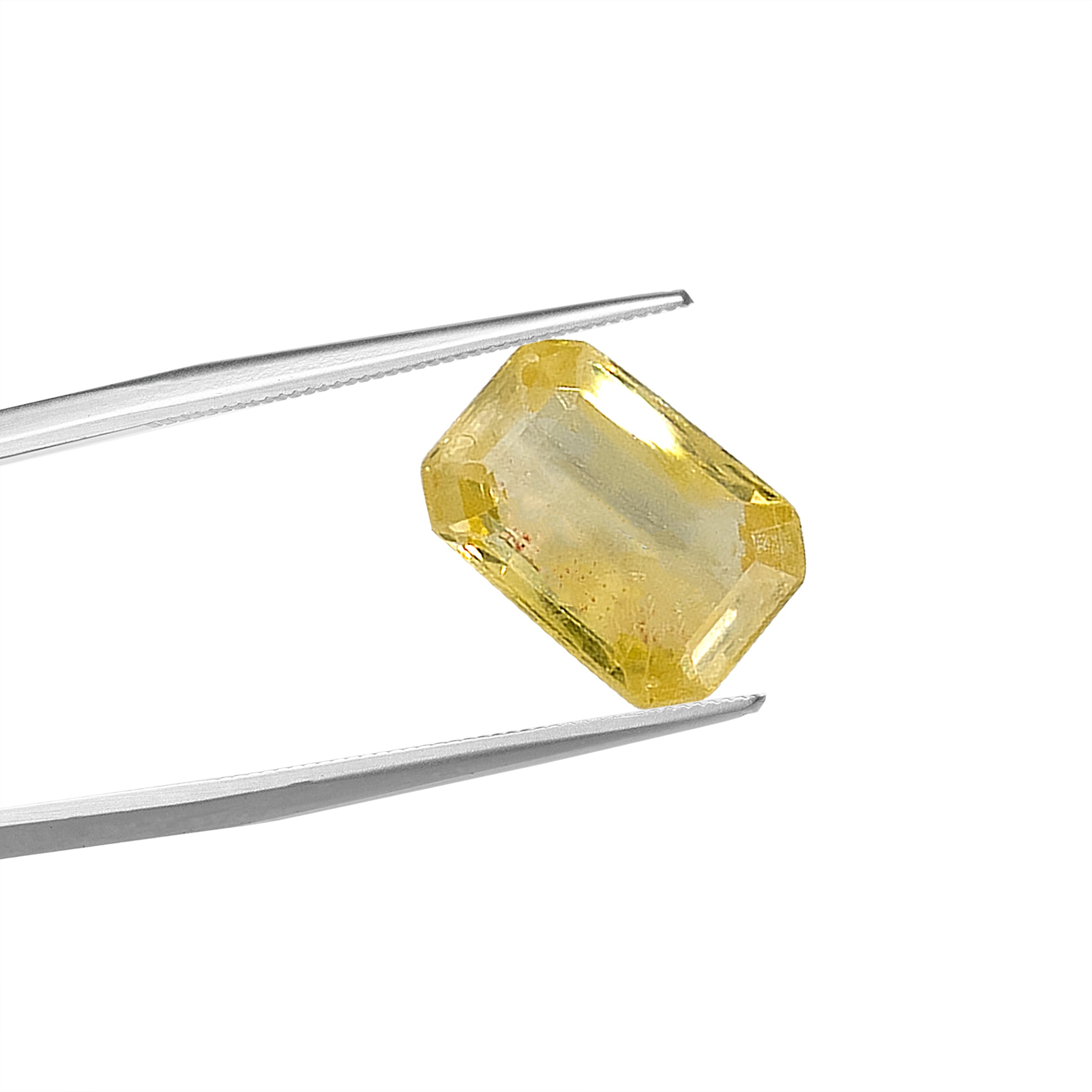 Natural Yellow Sapphire Gemstone (1.85 Carat and 2.04 Ratti)