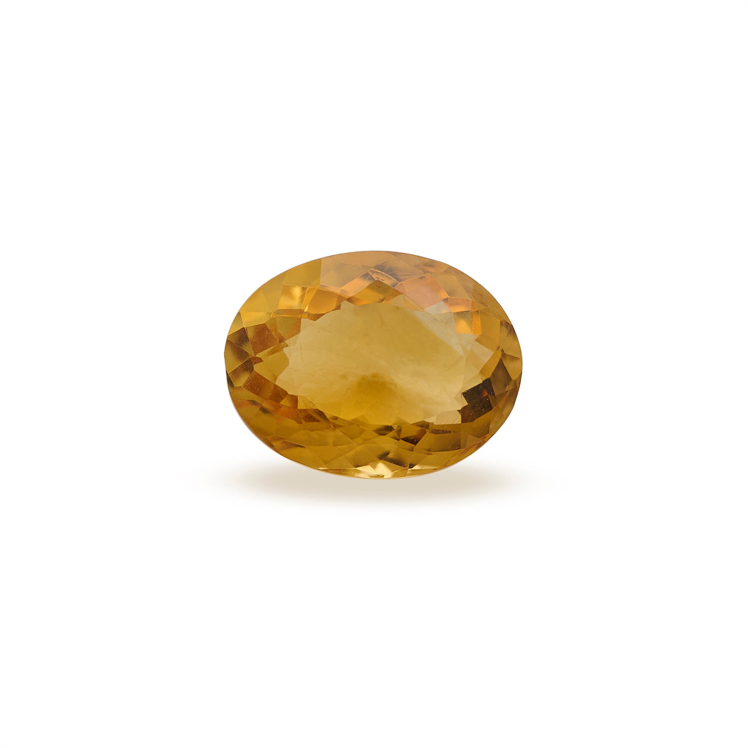 Natural Citrine Gemstone (6.32 Carats and 6.95 Ratti)