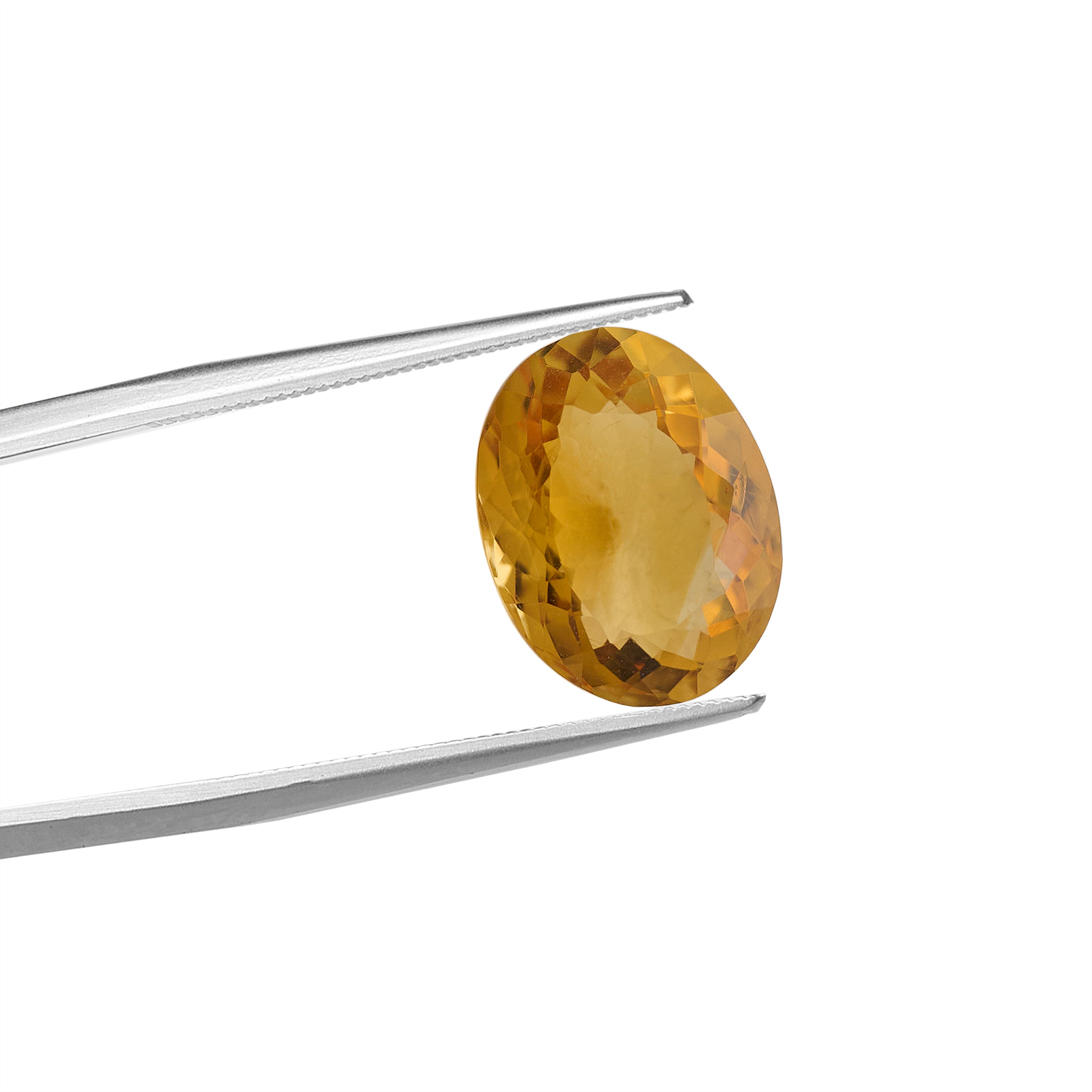Natural Citrine Gemstone (6.32 Carats and 6.95 Ratti)