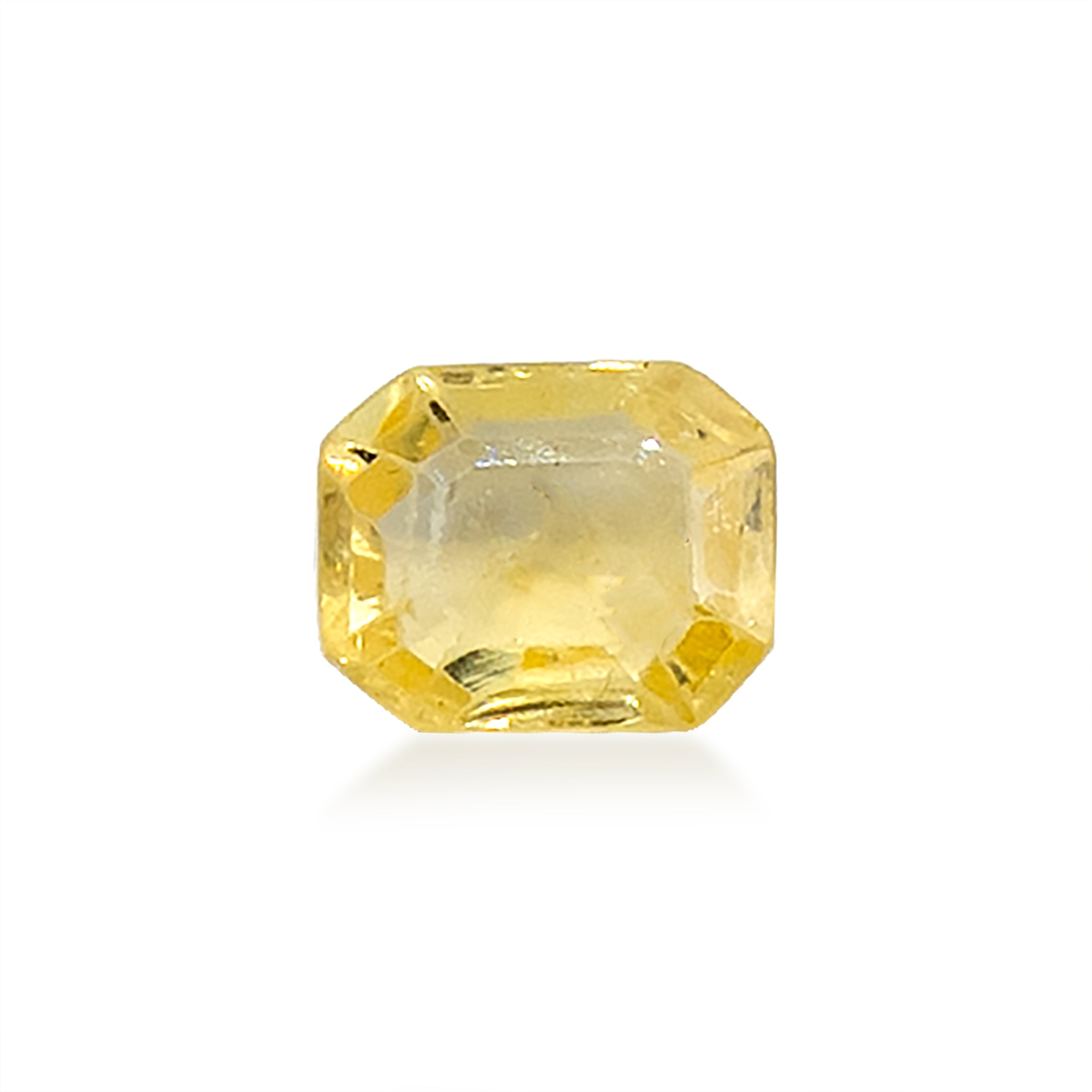 Natural Yellow Sapphire Gemstone (1.55 Carat and 1.71 Ratti)
