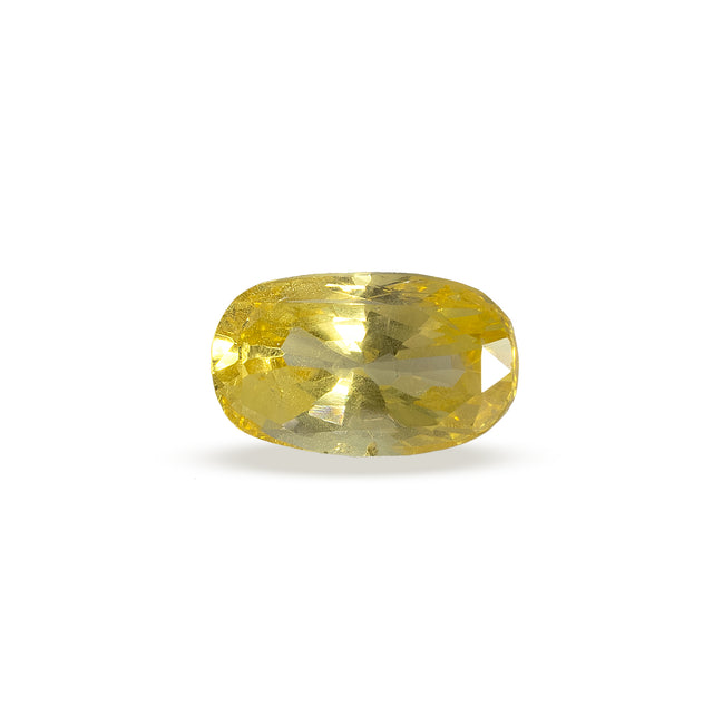 Natural Yellow Sapphire Gemstone (4.34 Carat and 4.77 Ratti)