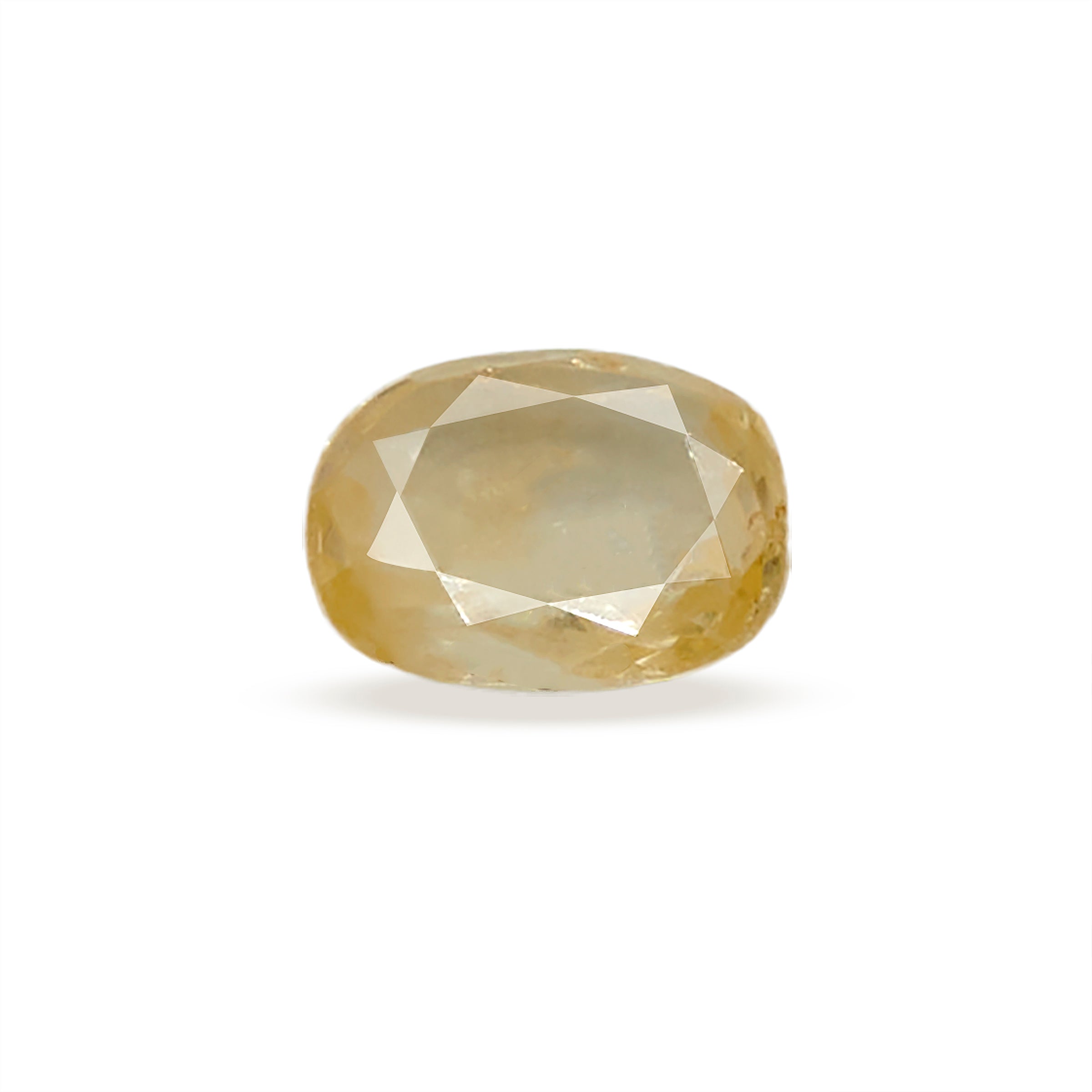 Natural Yellow Sapphire Gemstone (2.08 Carat and 2.29 Ratti)