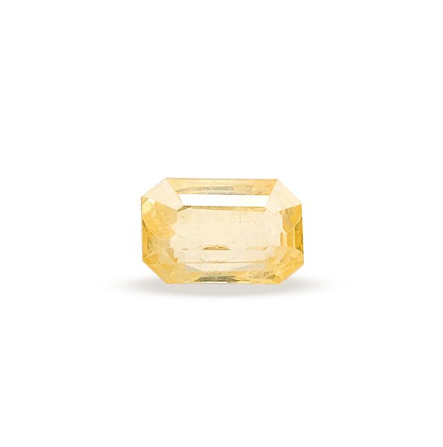 Natural Yellow Sapphire Gemstone (2.55 Carat and 2.81 Ratti)
