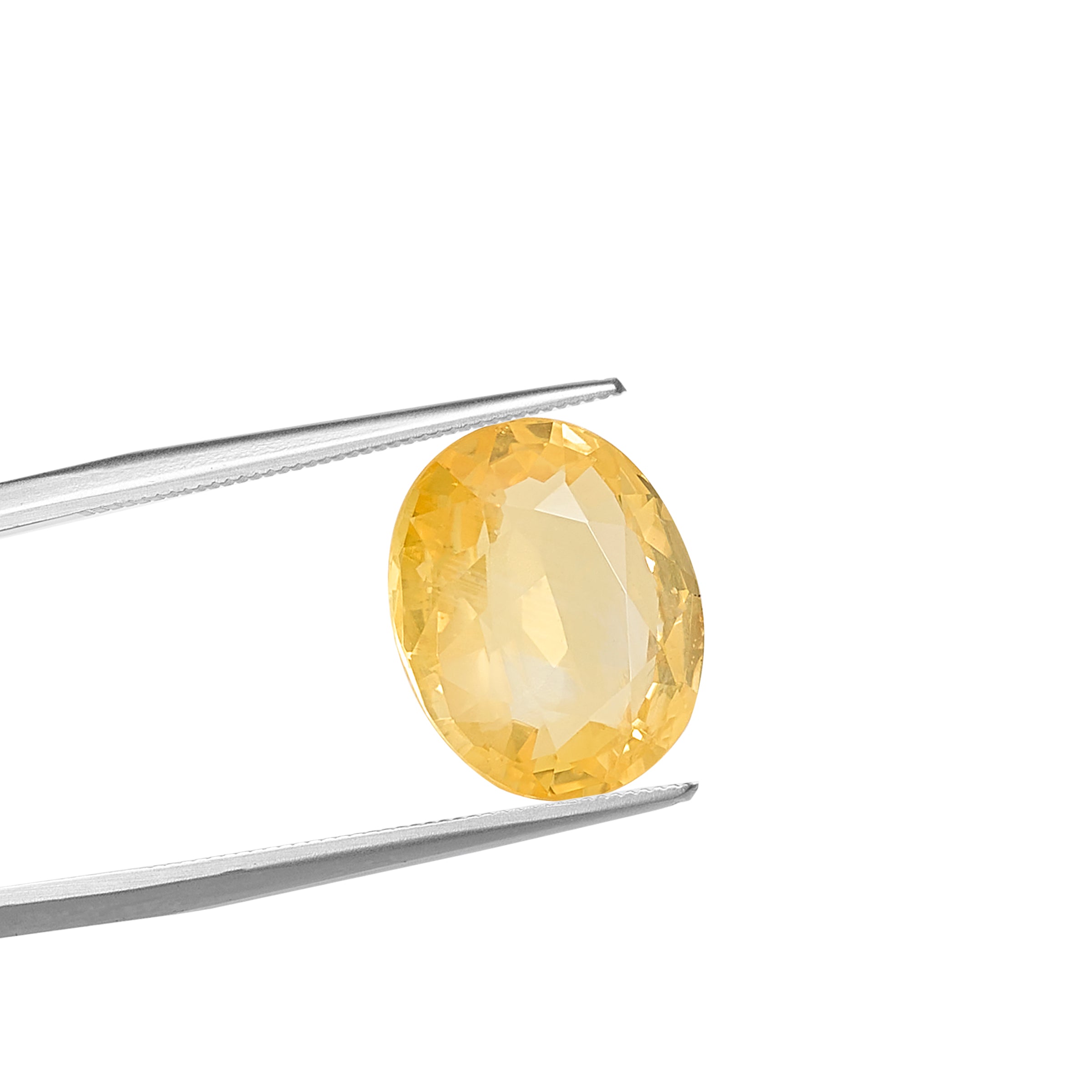 Natural Yellow Sapphire Gemstone (4.09 Carat and 4.50 Ratti)