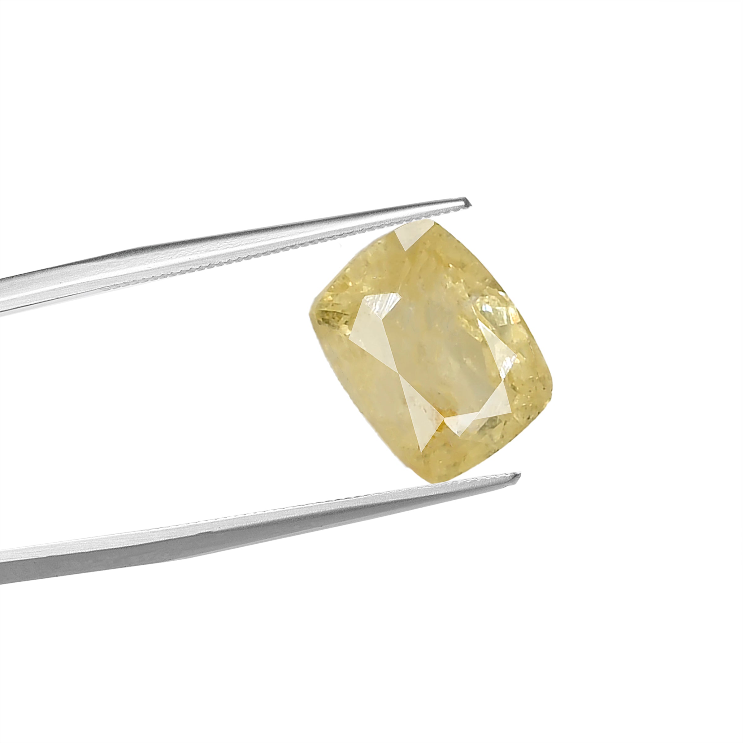 Natural Yellow Sapphire Gemstone (4.46 Carat and 4.91 Ratti)