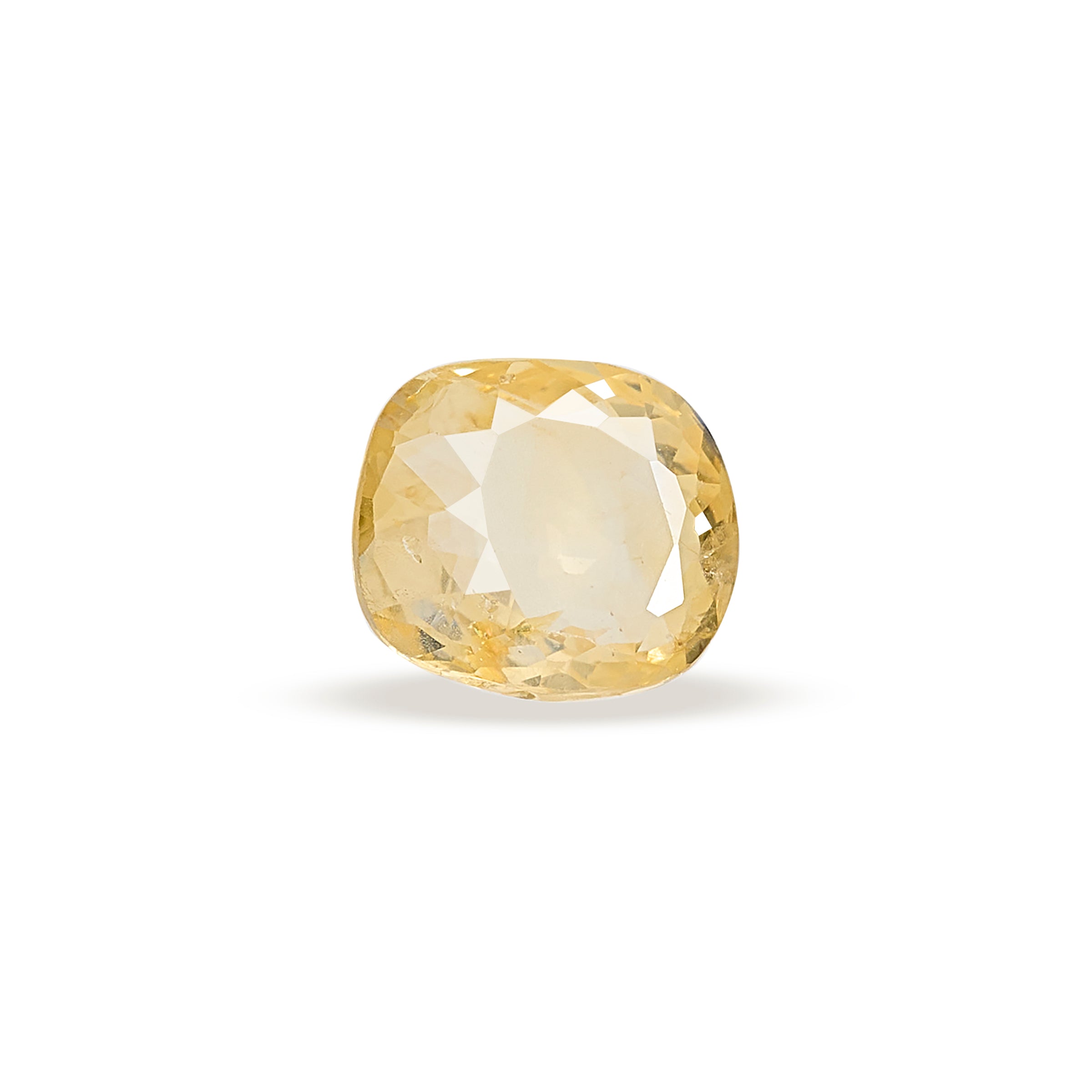 Natural Yellow Sapphire Gemstone (5.99 Carat and 6.59 Ratti)