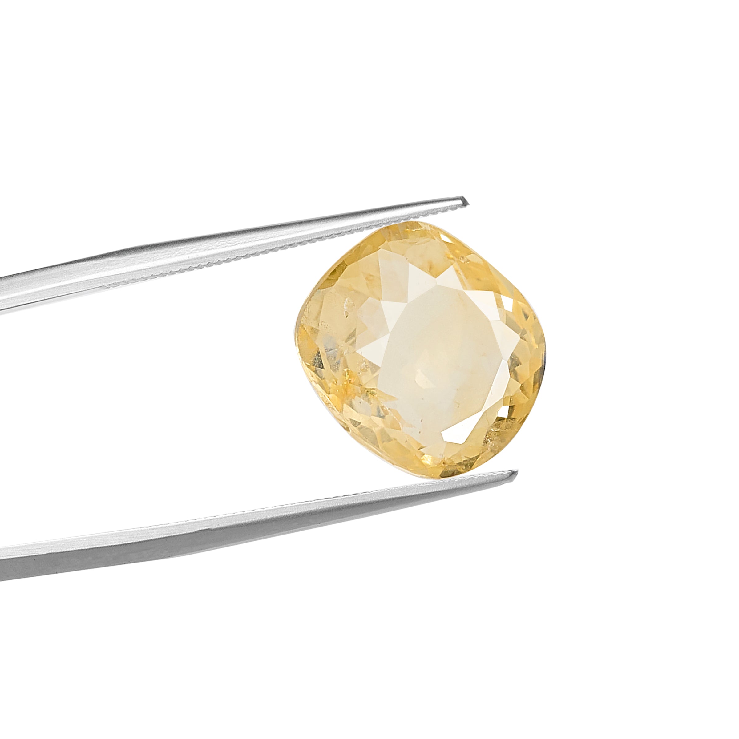 Natural Yellow Sapphire Gemstone (5.99 Carat and 6.59 Ratti)